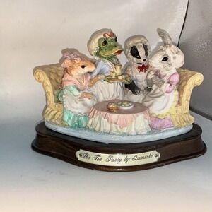The Little Nook Tea Party By Leonardo 1988 Rabbit Is Missing An Ear
